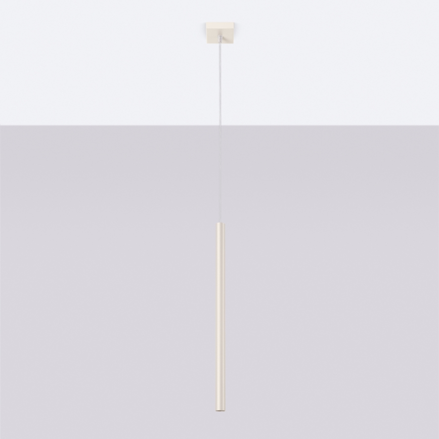 Lampadario a sospensione con filo PASTELO 1xG9/8W/230V color crema