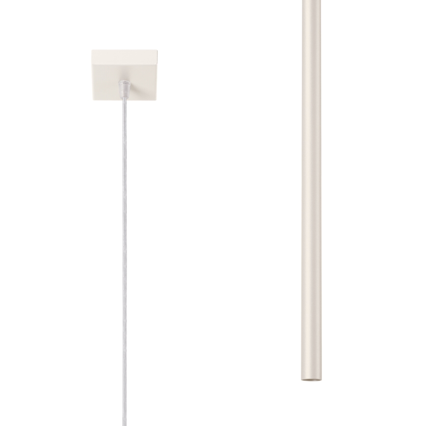 Lampadario a sospensione con filo PASTELO 1xG9/8W/230V color crema