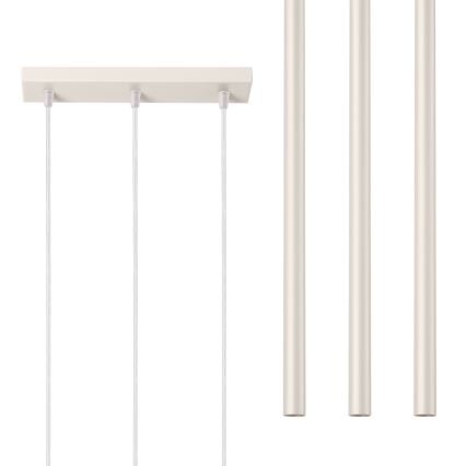 Lampadario a sospensione con filo PASTELO 3xG9/8W/230V color crema