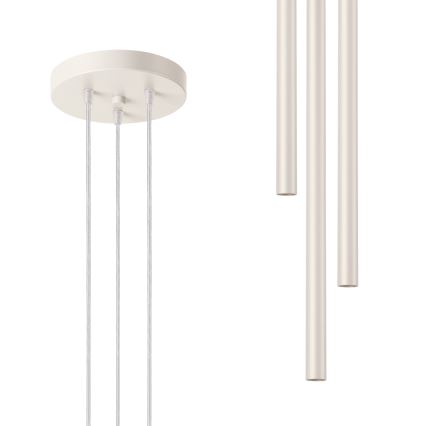 Lampadario a sospensione con filo PASTELO 3xG9/8W/230V color crema
