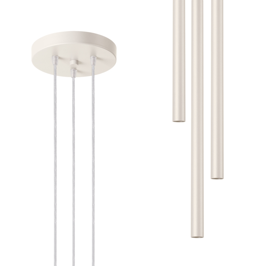 Lampadario a sospensione con filo PASTELO 3xG9/8W/230V color crema