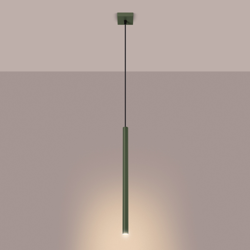 Lampadario a sospensione con filo PASTELO 1xG9/8W/230V verde