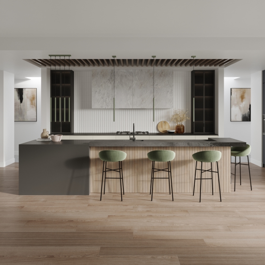 Lampadario a sospensione con filo PASTELO 1xG9/8W/230V verde