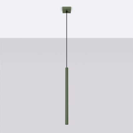 Lampadario a sospensione con filo PASTELO 1xG9/8W/230V verde