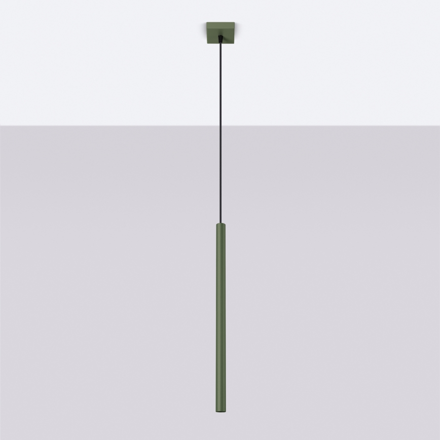 Lampadario a sospensione con filo PASTELO 1xG9/8W/230V verde
