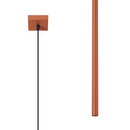 Lampadario a sospensione con filo PASTELO 1xG9/8W/230V rosso