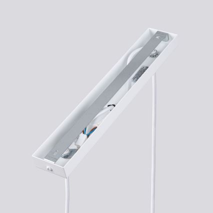 Lampadario a sospensione con filo KARBON 2xGU10/10W/230V bianco