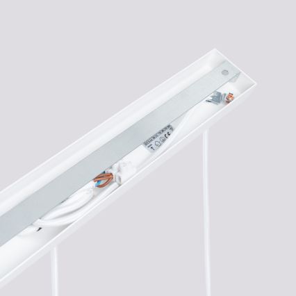 Lampadario a sospensione con filo KARBON 3xGU10/10W/230V bianco