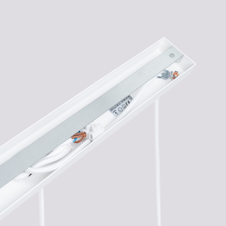 Lampadario a sospensione con filo KARBON 3xGU10/10W/230V bianco