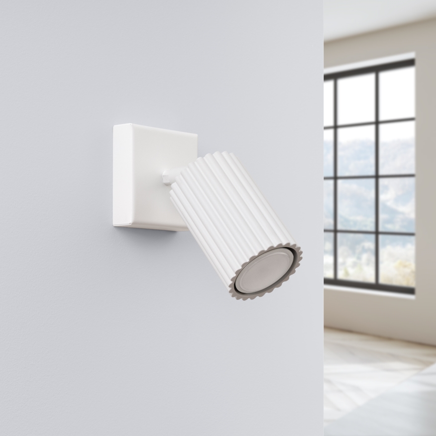 Faretto da parete KARBON 1xGU10/10W/230V bianco