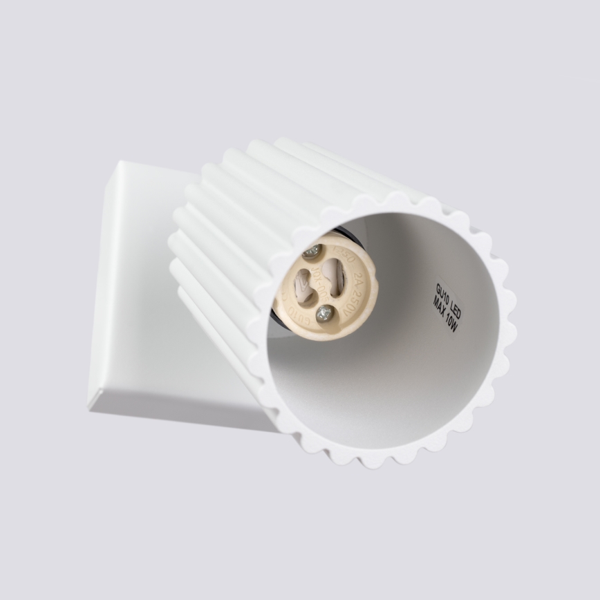 Faretto da parete KARBON 1xGU10/10W/230V bianco