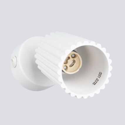 Faretto da parete KARBON 1xGU10/10W/230V bianco