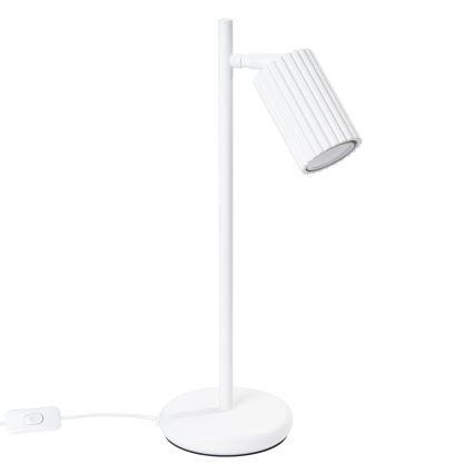 Lampada da tavolo KARBON 1xGU10/10W/230V bianco
