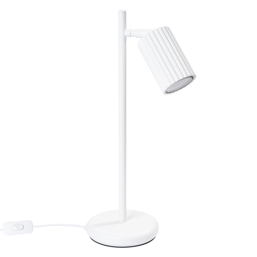 Lampada da tavolo KARBON 1xGU10/10W/230V bianco