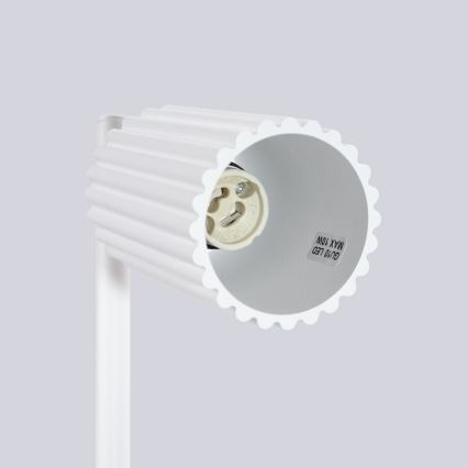 Lampada da tavolo KARBON 1xGU10/10W/230V bianco