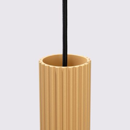 Lampadario a sospensione con filo KARBON 1xGU10/10W/230V oro