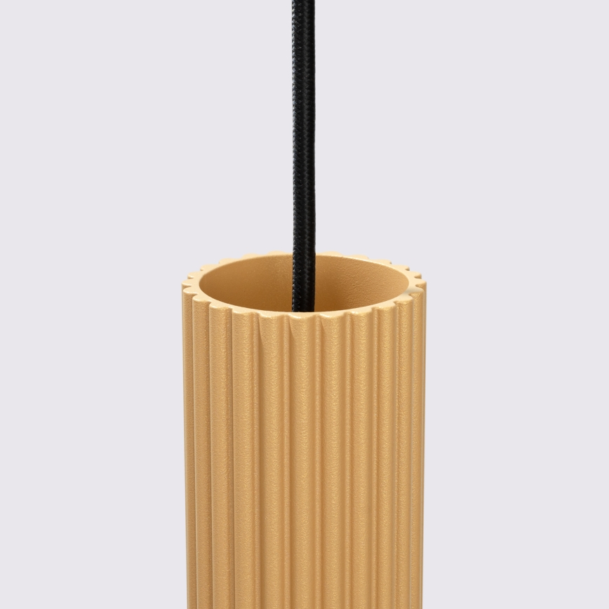 Lampadario a sospensione con filo KARBON 1xGU10/10W/230V oro