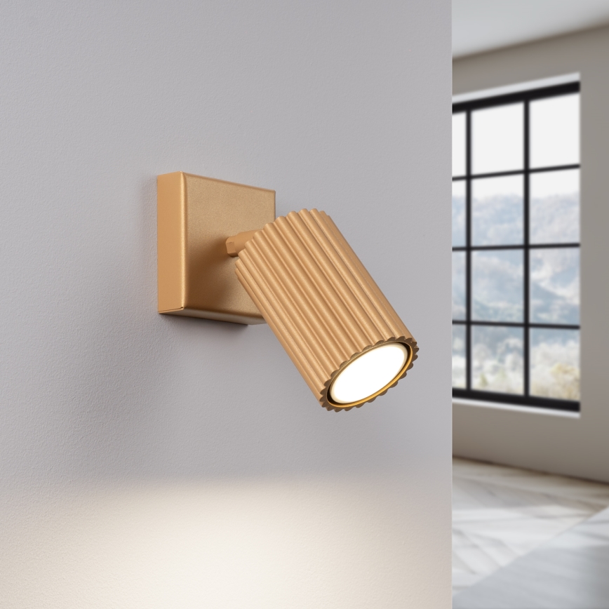 Faretto da parete KARBON 1xGU10/10W/230V oro