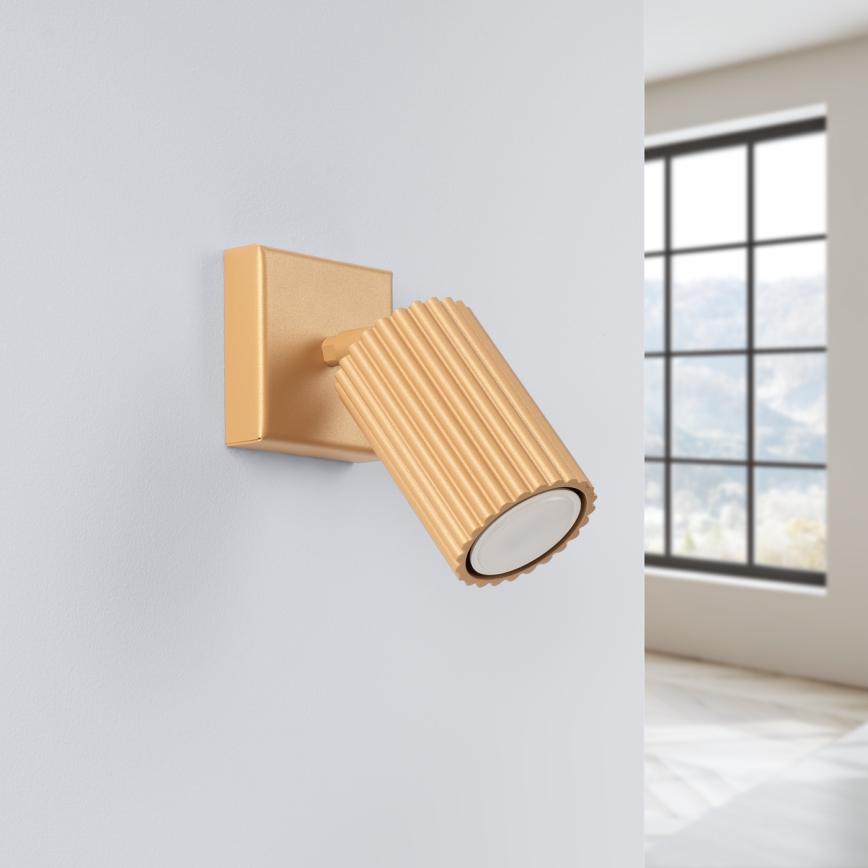 Faretto da parete KARBON 1xGU10/10W/230V oro