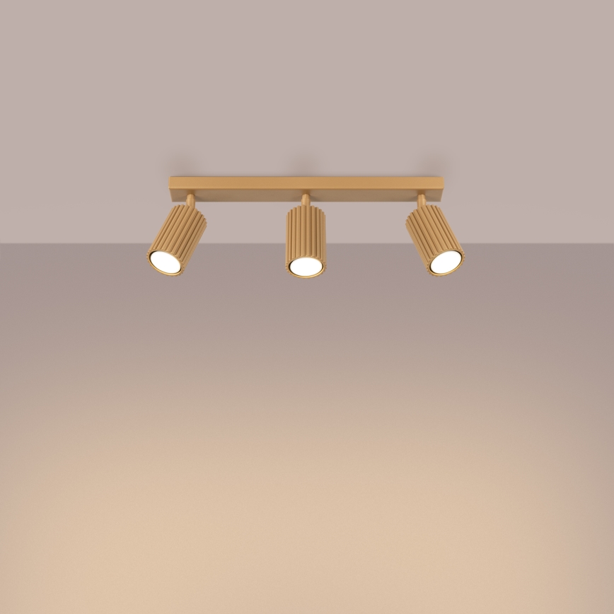 Faretto KARBON 3xGU10/10W/230V oro