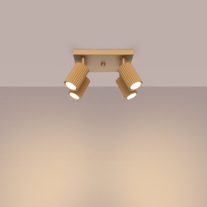 Faretto KARBON 4xGU10/10W/230V oro