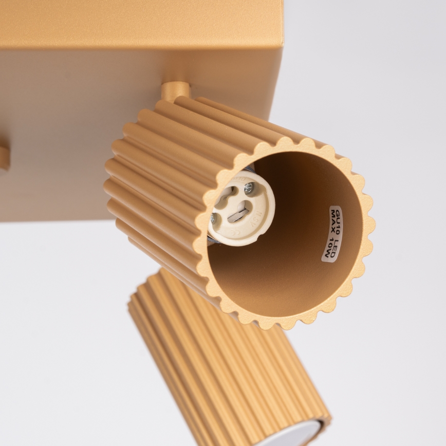 Faretto KARBON 4xGU10/10W/230V oro