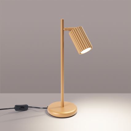 Lampada da tavolo KARBON 1xGU10/10W/230V oro