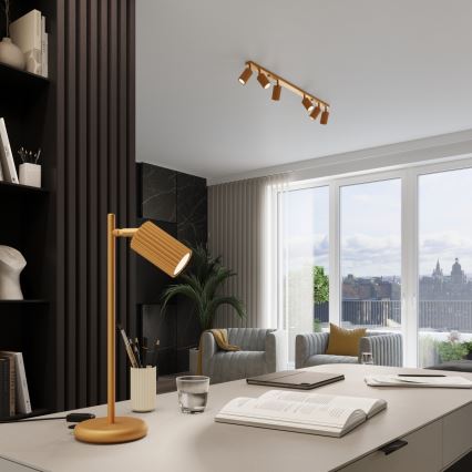 Lampada da tavolo KARBON 1xGU10/10W/230V oro