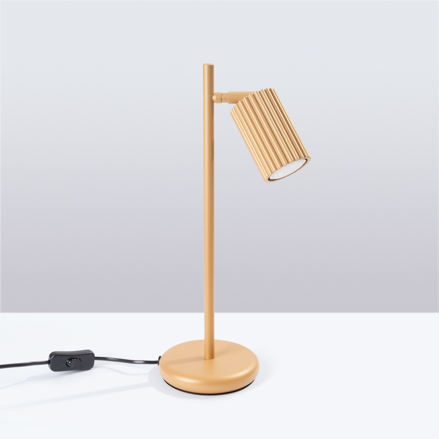 Lampada da tavolo KARBON 1xGU10/10W/230V oro