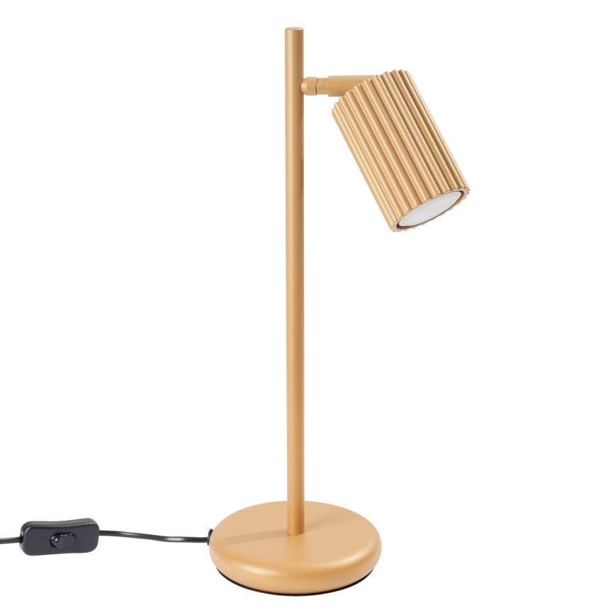 Lampada da tavolo KARBON 1xGU10/10W/230V oro