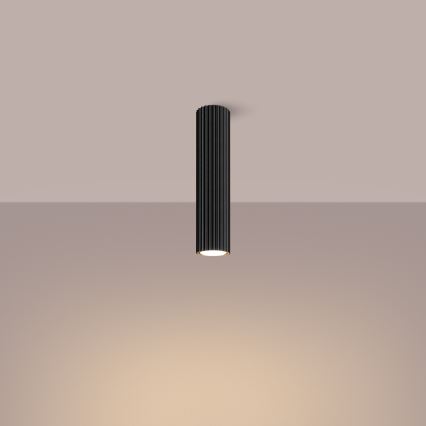 Faretto KARBON 1xGU10/10W/230V 30 cm nero
