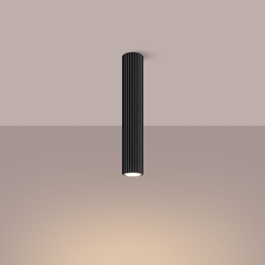 Faretto KARBON 1xGU10/10W/230V 40 cm nero