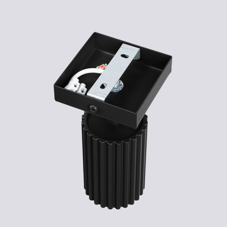 Faretto da parete KARBON 1xGU10/10W/230V nero