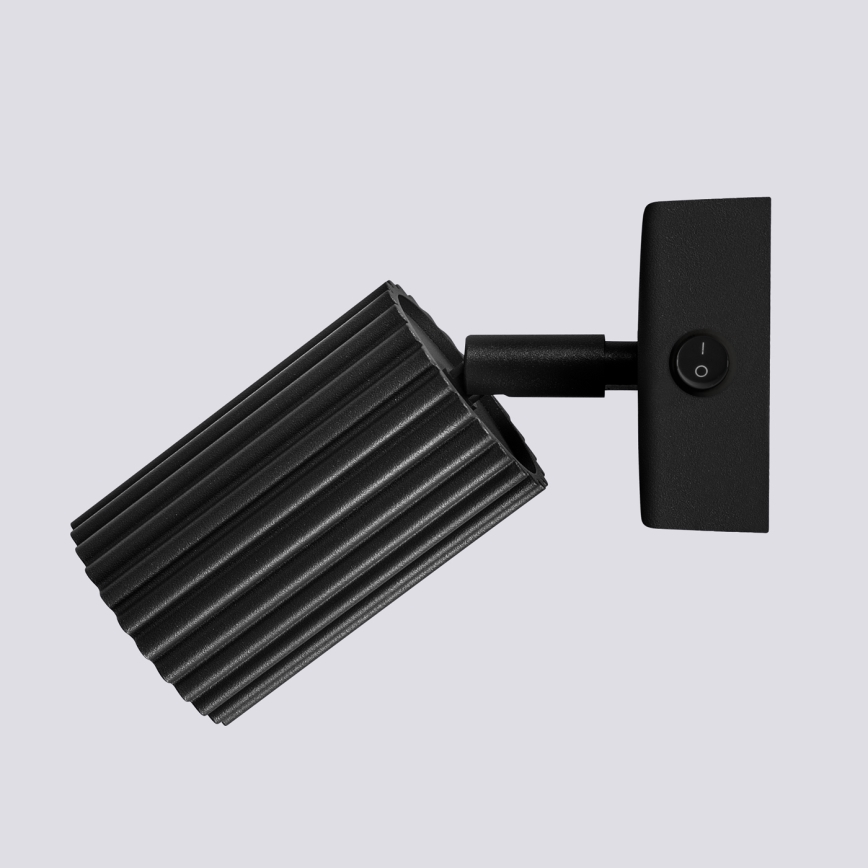 Faretto da parete KARBON 1xGU10/10W/230V nero