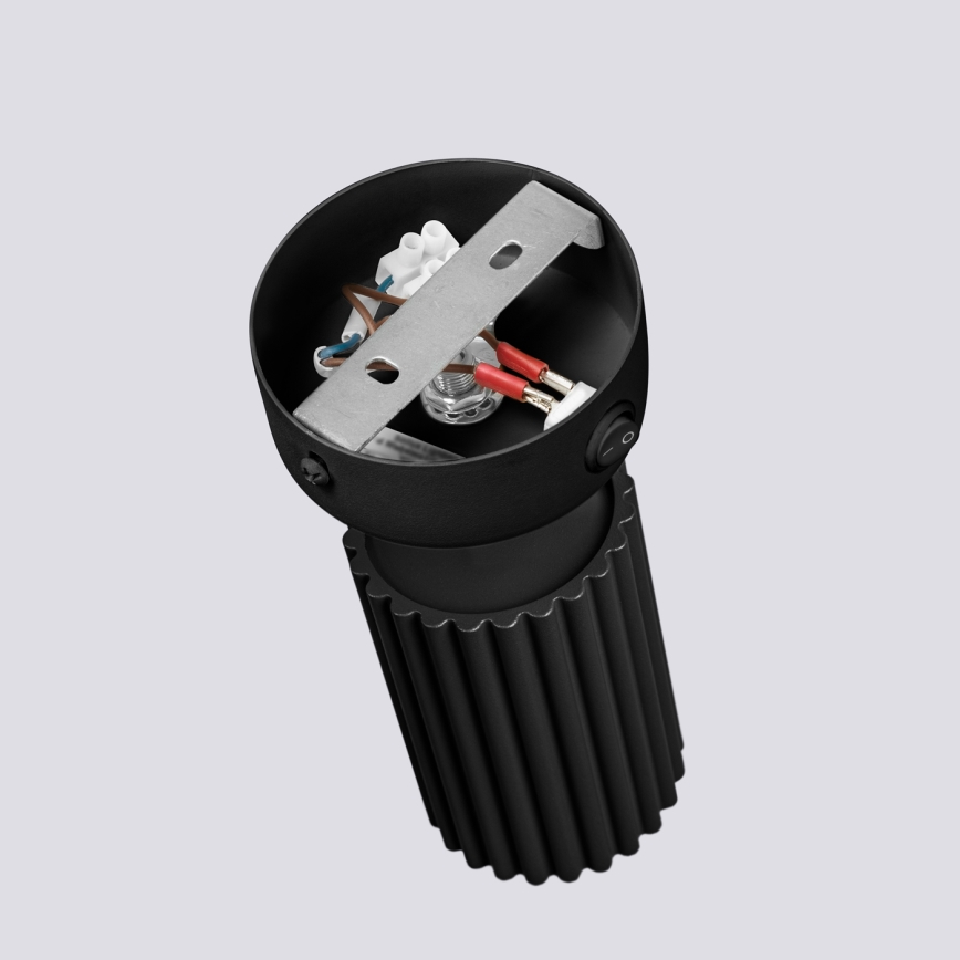 Faretto da parete KARBON 1xGU10/10W/230V nero