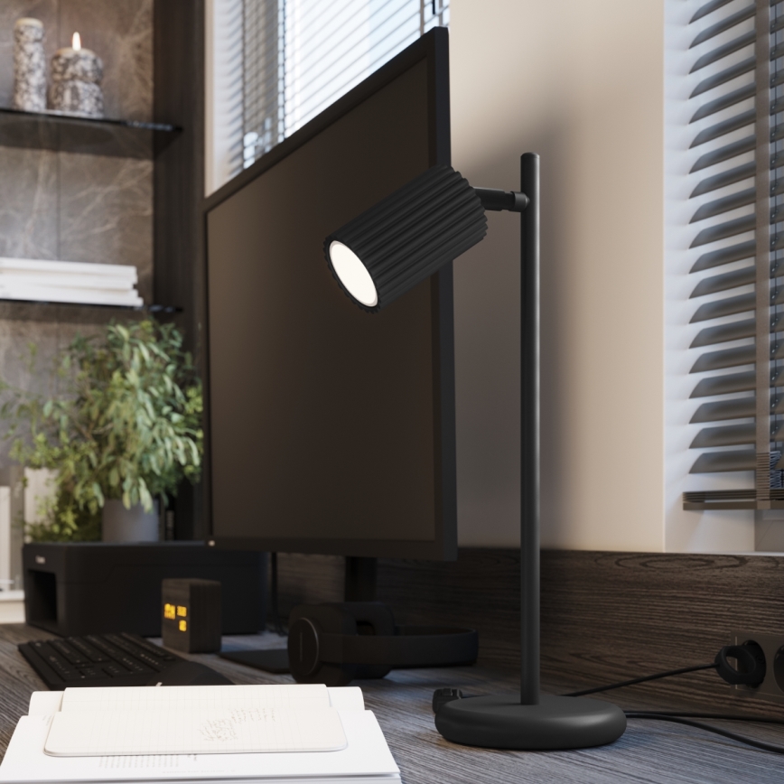 Lampada da tavolo KARBON 1xGU10/10W/230V nero
