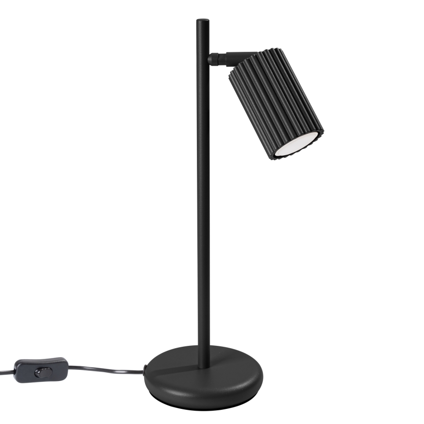 Lampada da tavolo KARBON 1xGU10/10W/230V nero