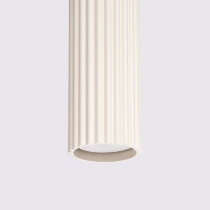 Lampadario a sospensione con filo KARBON 1xGU10/10W/230V color crema