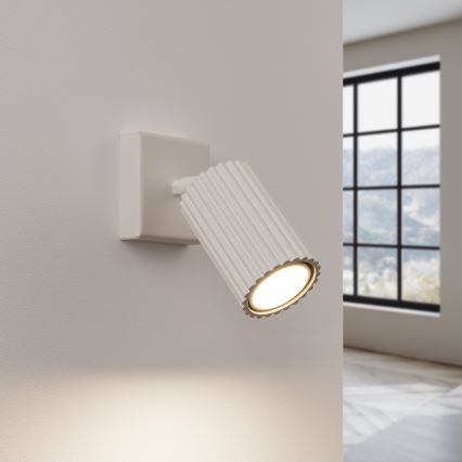 Faretto da parete KARBON 1xGU10/10W/230V color crema