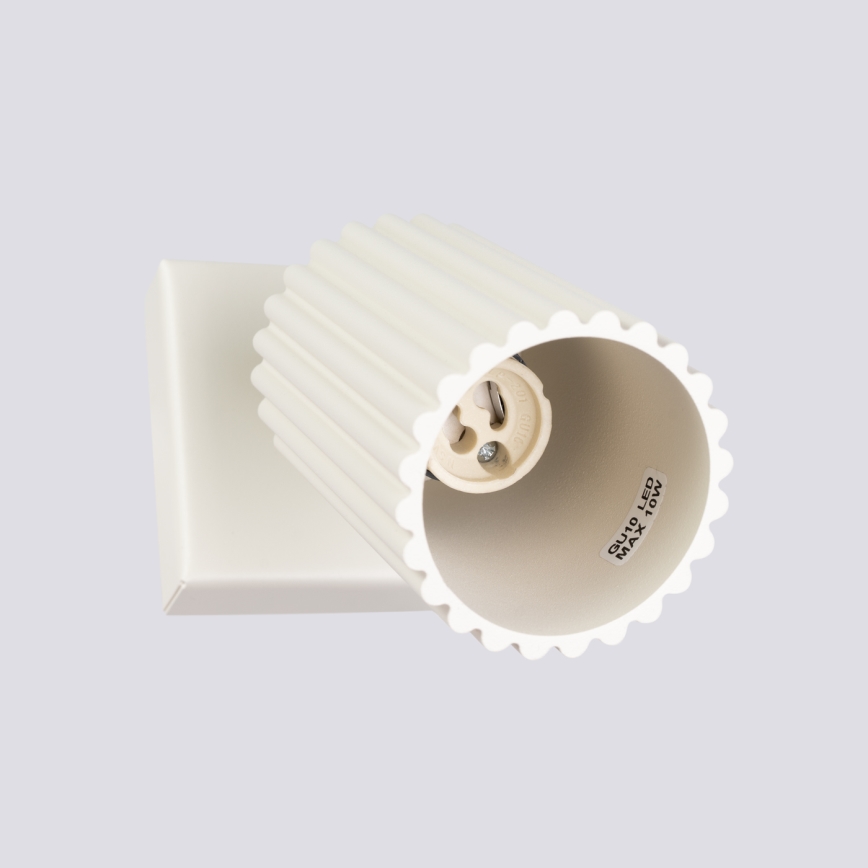 Faretto da parete KARBON 1xGU10/10W/230V color crema