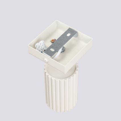 Faretto da parete KARBON 1xGU10/10W/230V color crema