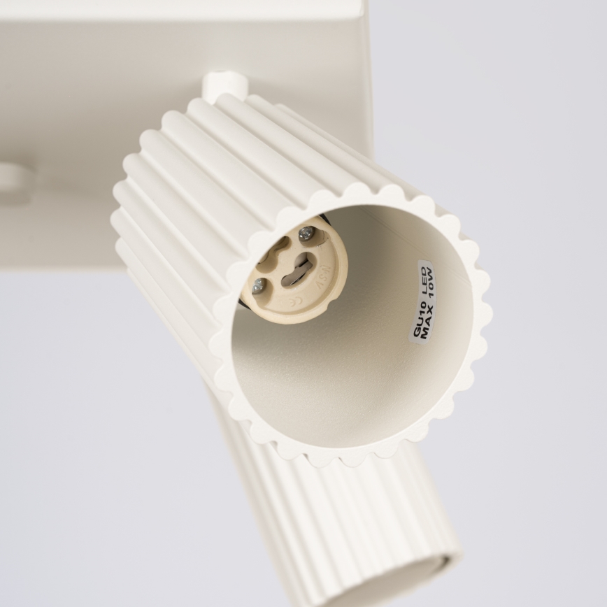 Faretto KARBON 4xGU10/10W/230V color crema