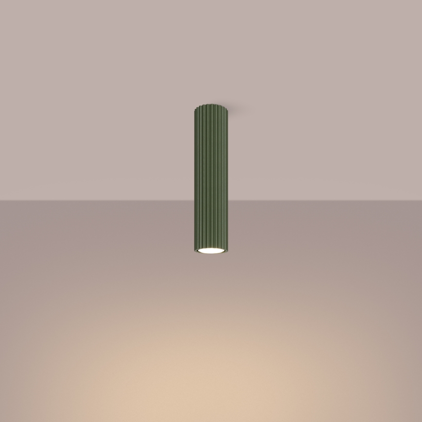 Faretto KARBON 1xGU10/10W/230V 30 cm verde