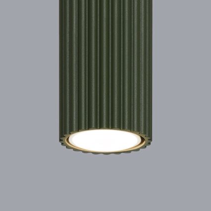 Faretto KARBON 1xGU10/10W/230V 30 cm verde