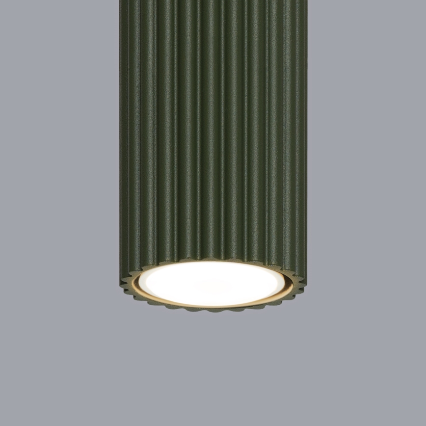 Faretto KARBON 1xGU10/10W/230V 30 cm verde