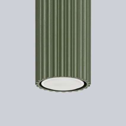 Faretto KARBON 1xGU10/10W/230V 30 cm verde