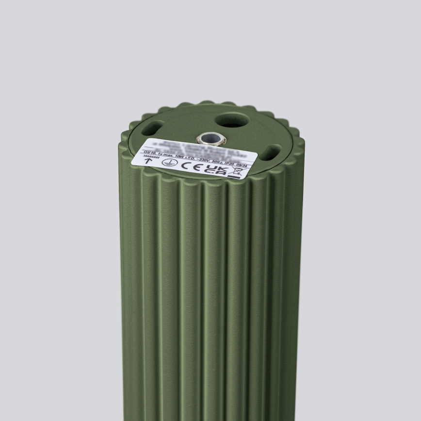 Faretto KARBON 1xGU10/10W/230V 30 cm verde