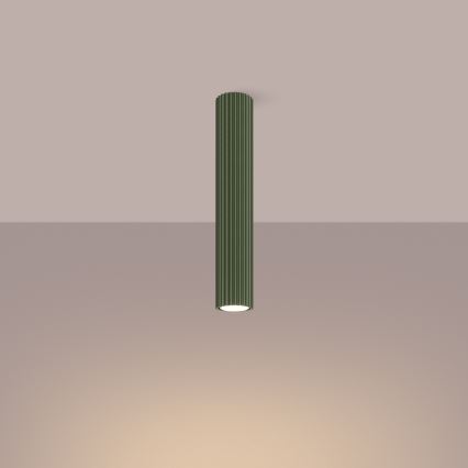 Faretto KARBON 1xGU10/10W/230V 40 cm verde