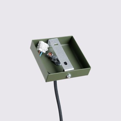 Lampadario a sospensione con filo KARBON 1xGU10/10W/230V verde