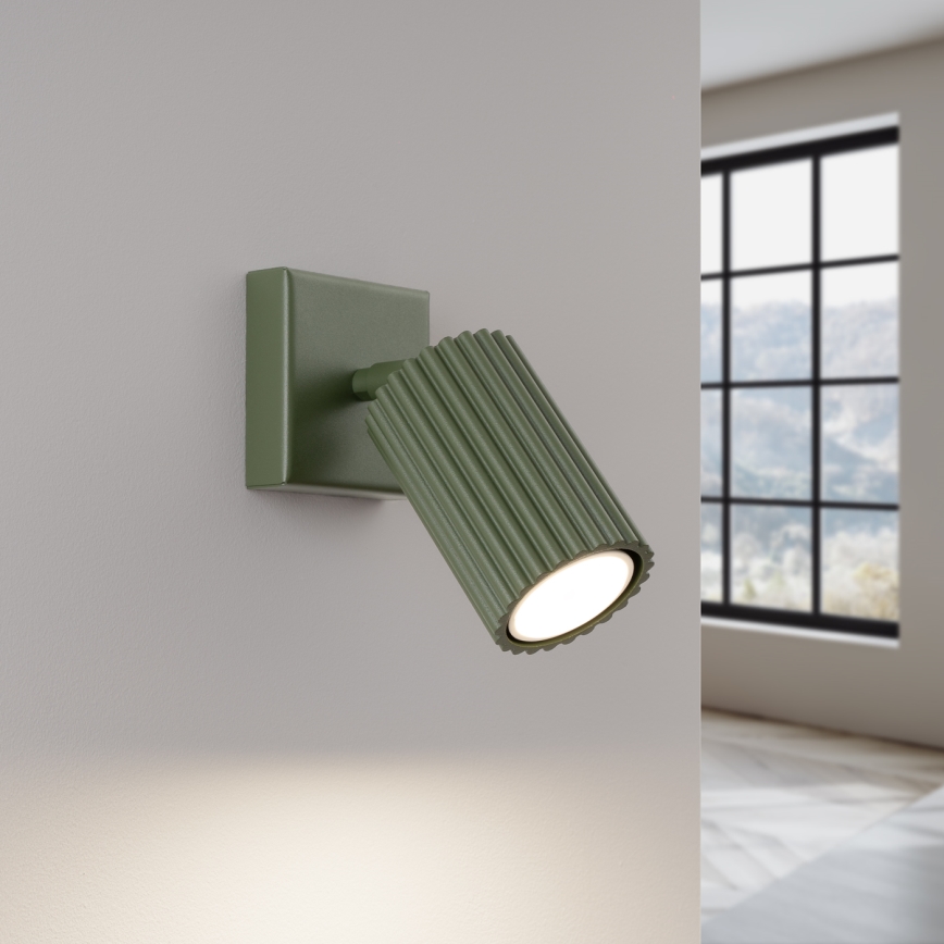 Faretto da parete KARBON 1xGU10/10W/230V verde